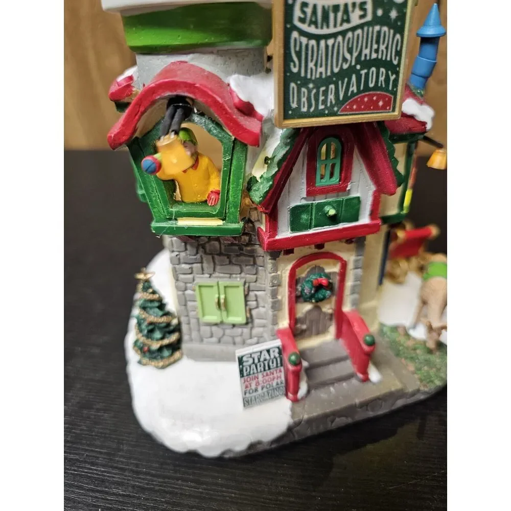 Lemax 2022 Christmas Village Santa's Stratospheric Observatory, Lighted‎ READ